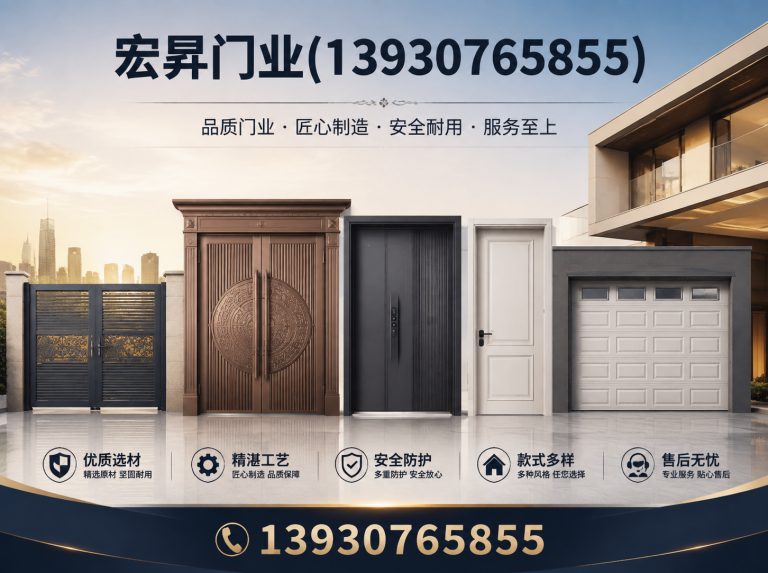 河北沧州经济开发区高端定制大门展示图